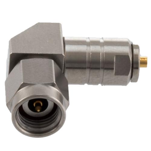 RA 2.92mm Male Connector Clamp/Solder Attachment for FM-SR047ALTN-COIL, FM-SR047CU-COIL, FM-SR047CUTN-COIL, .047 Semi-Rigid Cable FMCN51272