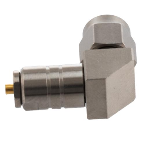 RA 2.92mm Male Connector Clamp/Solder Attachment for FM-SR047ALTN-COIL, FM-SR047CU-COIL, FM-SR047CUTN-COIL, .047 Semi-Rigid Cable FMCN51272