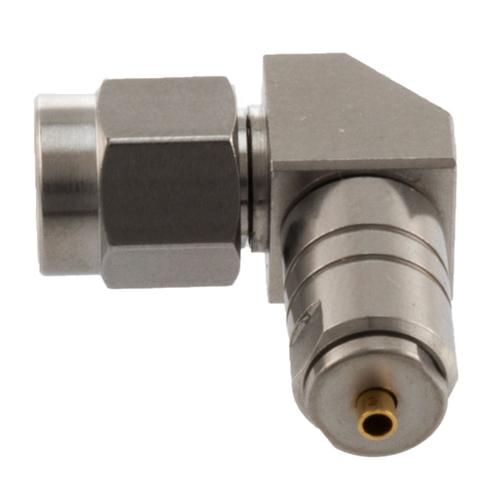 RA 2.92mm Male Connector Clamp/Solder Attachment for FM-SR047ALTN-COIL, FM-SR047CU-COIL, FM-SR047CUTN-COIL, .047 Semi-Rigid Cable FMCN51272