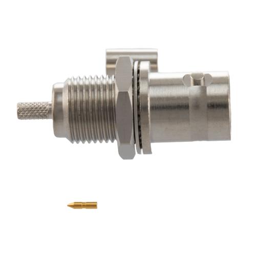 BNC Female (Jack) Bulkhead Connector Crimp Attachment for RG316-DS Cable FMCN5252