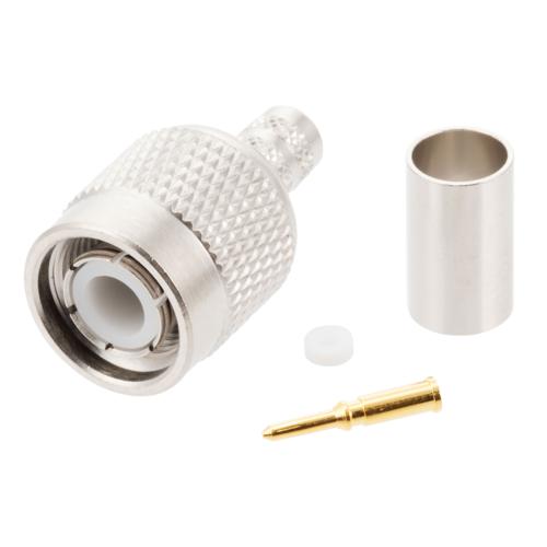 TNC Male (Plug) Connector Crimp/Solder Attachment for LMR-240, LMR-240-DB, LMR-240-FR, LMR-240-UF, LMR-LW240, RG8X, TCOM-240 Cable FMCN5291