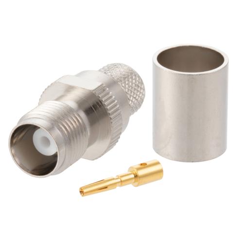 TNC Female (Jack) Connector Solder Attachment for LMR-400, LMR-400-DB, LMR-400-FR, LMR-400-LLPX, LMR-400-UF, LMR-400-UF-FR, LMR-LW400 Cable FMCN5300