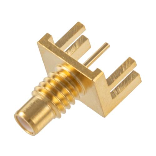 SMC Jack (Female) PCB Connector 0.062 inch End Launch Solder Attachment .030 inch Diameter FMCN5334