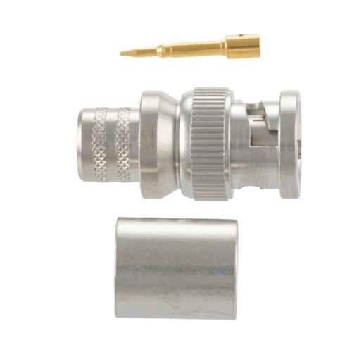 BNC Male (Plug) Connector Crimp/Solder Attachment for LMR-400, LMR-400-DB, LMR-400-UF, LMR-400-UF-FR, TCOM-400, LMR-400-LLPX, LMR-400-FR FMCN5335