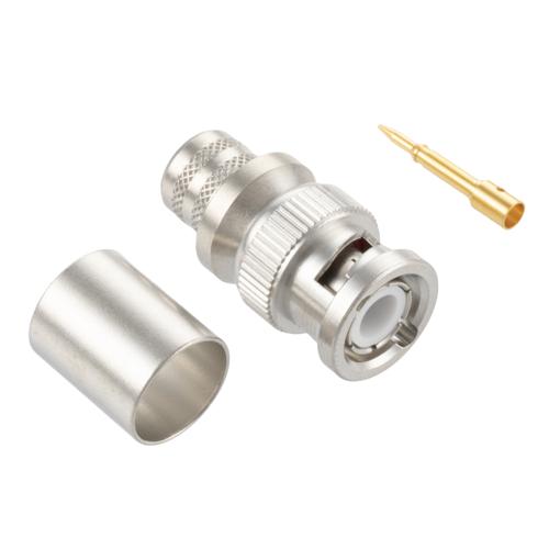 BNC Male (Plug) Connector Crimp/Solder Attachment for LMR-400, LMR-400-DB, LMR-400-UF, LMR-400-UF-FR, TCOM-400, LMR-400-LLPX, LMR-400-FR FMCN5335