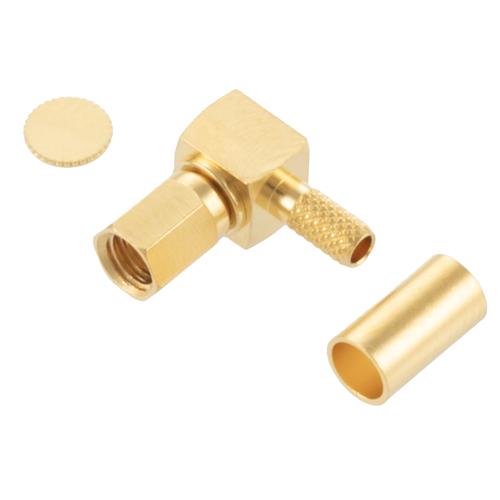 RA SSMC Plug (Male) Connector Crimp/Solder Attachment for RG316DS, RG316-DS Cable FMCN5338