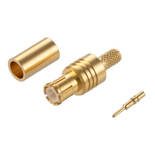 MCX Plug (Male) Non-Magnetic Connector Crimp/Solder Attachment for LMR-100A-UF, LMR-100A-FR, LMR-100A-PVC, M17/113-RG316, RG174 RG316 Cable FMCN5339