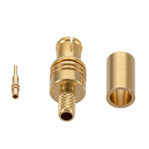 MCX Plug (Male) Non-Magnetic Connector Crimp/Solder Attachment for LMR-100A-UF, LMR-100A-FR, LMR-100A-PVC, M17/113-RG316, RG174 RG316 Cable FMCN5339