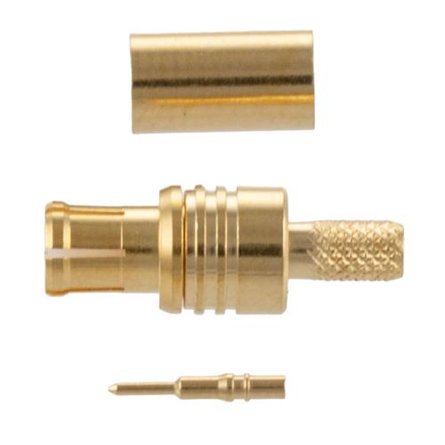 MCX Plug (Male) Non-Magnetic Connector Crimp/Solder Attachment for LMR-100A-UF, LMR-100A-FR, LMR-100A-PVC, M17/113-RG316, RG174 RG316 Cable FMCN5339
