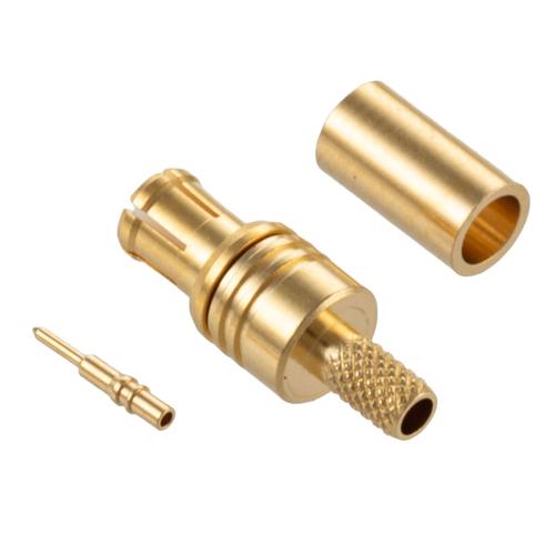 MCX Plug (Male) Non-Magnetic Connector Crimp/Solder Attachment for LMR-100A-UF, LMR-100A-FR, LMR-100A-PVC, M17/113-RG316, RG174 RG316 Cable FMCN5339