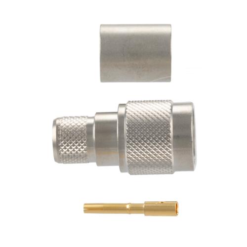 RP TNC Plug (Male) Connector Crimp/Solder Attachment for M17/75-RG214, RG214, RG393 Cable FMCN5341