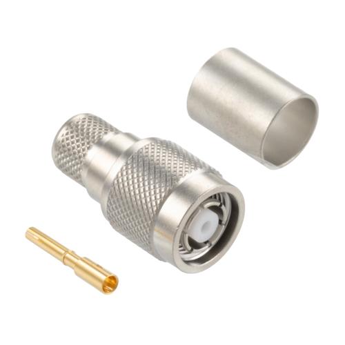 RP TNC Plug (Male) Connector Crimp/Solder Attachment for M17/75-RG214, RG214, RG393 Cable FMCN5341
