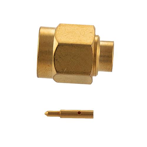 SMA Male Non-Magnetic Connector Solder Attachment for 0.141 Semi-Rigid, FM-141FL-NM, FM-SR141-NM Cable FMCN5343