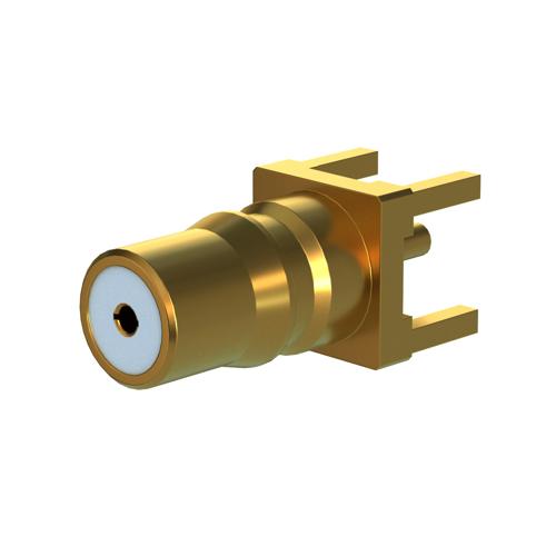 QMA Female (Jack) PCB Connector Solder Attachment Thru Hole FMCN5352
