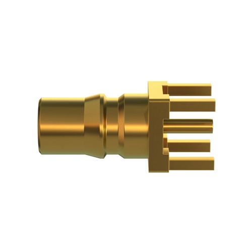 QMA Female (Jack) PCB Connector Solder Attachment Thru Hole FMCN5352