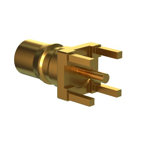QMA Female (Jack) PCB Connector Solder Attachment Thru Hole FMCN5352