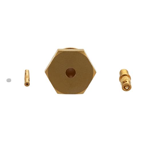 SMA Female (Jack) Bulkhead Connector Press Fit Attachment For RG178, RG178-DS, .236 inch D Hole, IP67 Mated FMCN5361