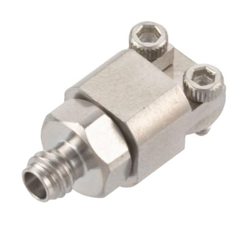 1.00 mm Female (Jack) 2 Hole PCB Narrow Body, 0.0866 Inches End Launch PCB Connector, Solderless FMCN5372