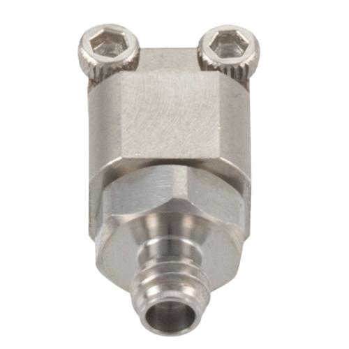 1.00 mm Female (Jack) 2 Hole PCB Narrow Body, 0.0866 Inches End Launch PCB Connector, Solderless FMCN5372