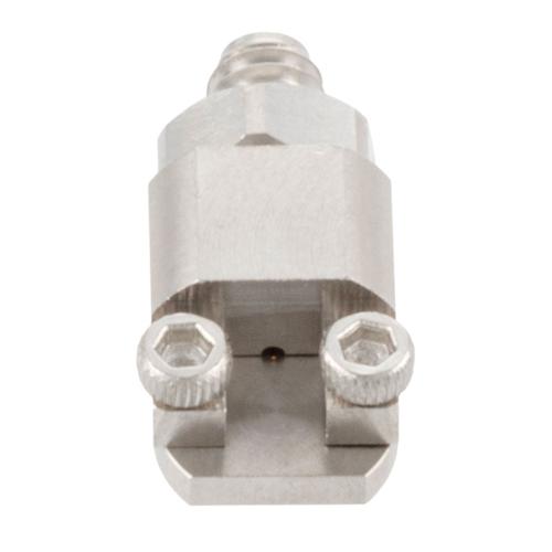 1.00 mm Female (Jack) 2 Hole PCB Narrow Body, 0.0866 Inches End Launch PCB Connector, Solderless FMCN5372