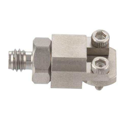 1.00 mm Female (Jack) 2 Hole PCB Narrow Body, 0.0866 Inches End Launch PCB Connector, Solderless FMCN5372