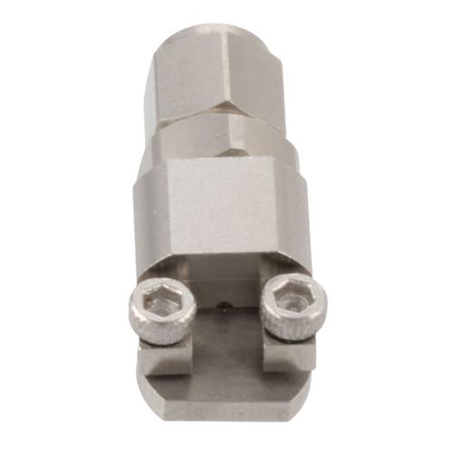 1.00 mm Male (Plug) 2 Hole PCB Narrow Body, 0.0866 Inches End Launch PCB Connector, Solderless FMCN5373