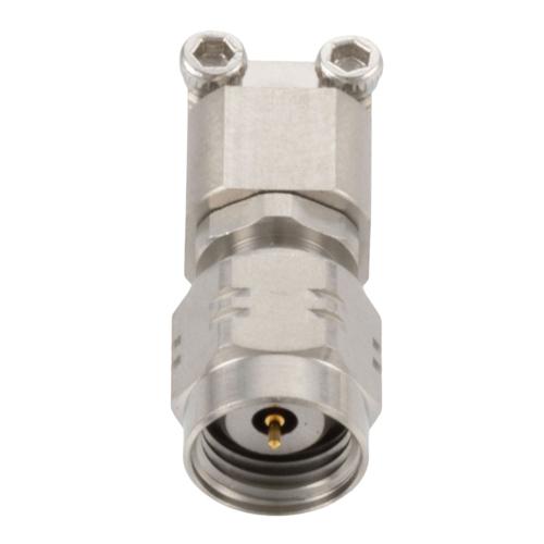 1.85 mm Male (Plug) 2 Hole PCB Narrow Body, 0.0866 Inches End Launch PCB Connector, Solderless FMCN5374