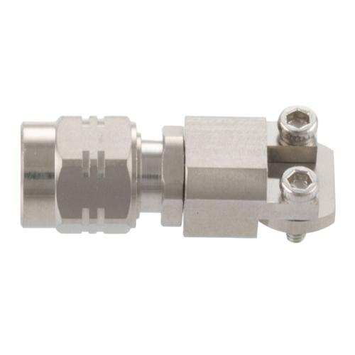 1.85 mm Male (Plug) 2 Hole PCB Narrow Body, 0.0866 Inches End Launch PCB Connector, Solderless FMCN5374