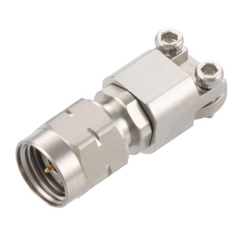 2.4mm Male (Plug) 2 Hole PCB Narrow Body, 0.0866 Inches End Launch PCB Connector, Solderless FMCN5375