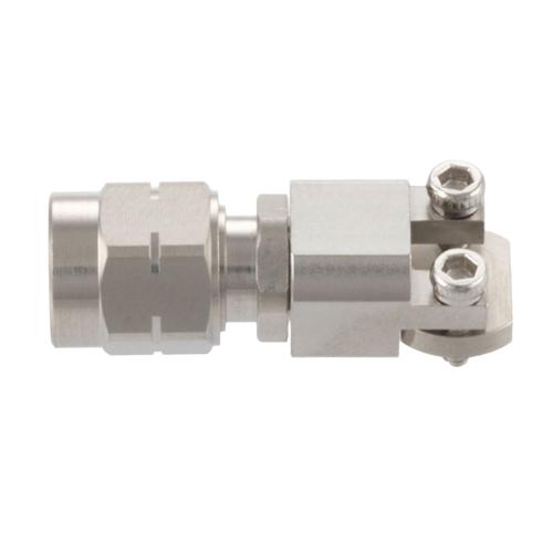 2.4mm Male (Plug) 2 Hole PCB Narrow Body, 0.0866 Inches End Launch PCB Connector, Solderless FMCN5375