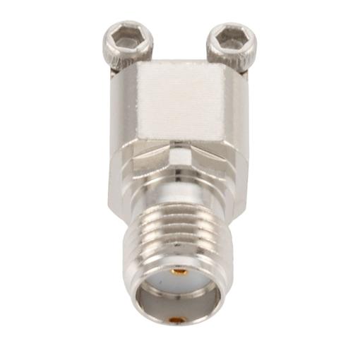 SMA Female (Jack) 2 Hole PCB Narrow Body, 0.0866 Inches End Launch PCB Connector, Solderless FMCN5378