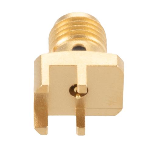 Super SMA Female (Jack) Connector Solder Attachment 0.114 inch End Launch PCB, 0.020 inch Pin Diameter, Up to 26.5 GHz FMCN5384
