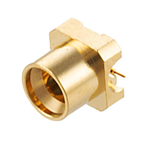 Mini SMP Male (Plug) Smooth Bore Connector Solder Attachment Surface Mount PCB, Up to 67.0 GHz FMCN5386