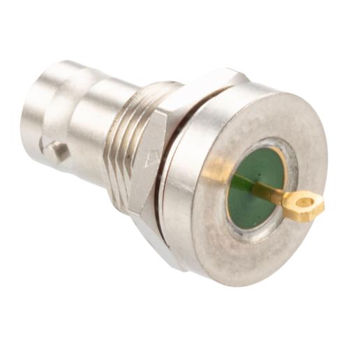 BNC Female (Jack) Bulkhead Hermetically Sealed Connector Turret Terminal Solder Attachment FMCN5409