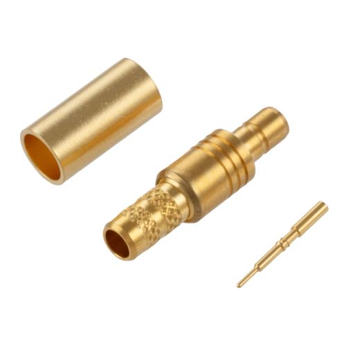 SMB Jack (Female) Connector Crimp Attachment for RG58CU, LMR-195, LMR-195-FR, LMR-195-LLPL, RG303HV, TCOM-195, 0.195 Inch Cable FMCN5438