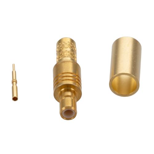 SMB Jack (Female) Connector Crimp Attachment for RG58CU, LMR-195, LMR-195-FR, LMR-195-LLPL, RG303HV, TCOM-195, 0.195 Inch Cable FMCN5438
