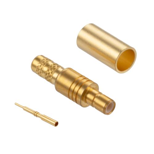 SMB Jack (Female) Connector Crimp Attachment for RG58CU, LMR-195, LMR-195-FR, LMR-195-LLPL, RG303HV, TCOM-195, 0.195 Inch Cable FMCN5438