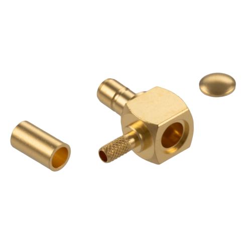 RA SMB Jack (Female) Connector Crimp Attachment for LMR-100A-PVC, RG174, RG174NM, RG188, RG316, 0.100 Inch Cable FMCN5439