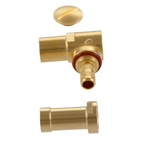 RA SMB Plug (Male) Connector Crimp Attachment for RG58CU, LMR-195, LMR-195-FR, LMR-195-LLPL, RG303HV, TCOM-195, 0.195 Inch Cable FMCN5448