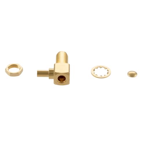 RA SMA Female Bulkhead Connector Solder Attachment for RG405, FM-SR086CU, FM-SR086TB, FM-SR086CUTN, FM-SR086TBJ Cable FMCN5450