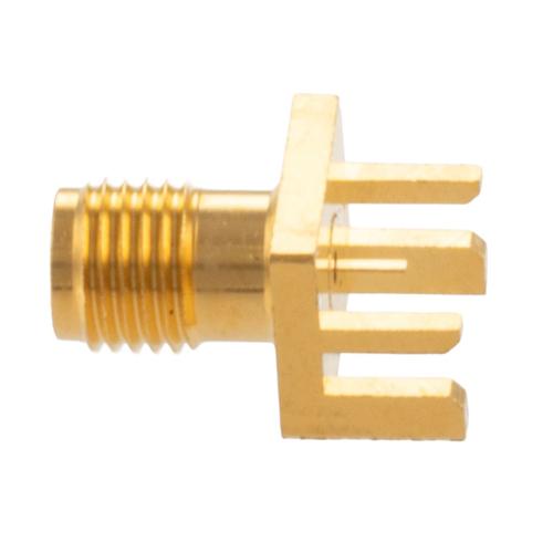 3.5mm Female (Jack) PCB Connector 0.068 Inch End Launch Solder Attachment 0.02 Inches Diameter FMCN5486