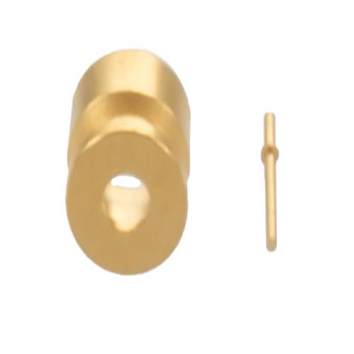 Non-magnetic SMPM Plug (Male) Full Detent PCB Surface Mount with separate Round Contact Pin (0.012 inches diameter) FMCN5490