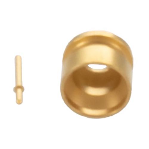 Non-magnetic SMPM Plug (Male) Full Detent PCB Surface Mount with separate Round Contact Pin (0.012 inches diameter) FMCN5490