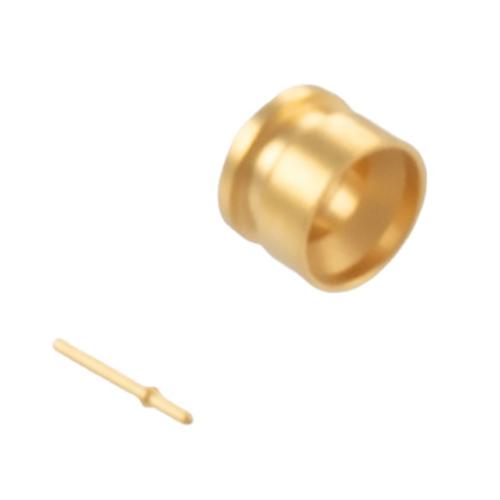 Non-magnetic SMPM Plug (Male) Full Detent PCB Surface Mount with separate Round Contact Pin (0.012 inches diameter) FMCN5490