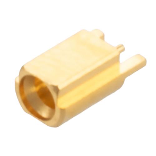 Mini SMP Male (Plug) Smooth Bore PCB Connector Edge Mount Attachment 0.02 Inches Diameter FMCN5492