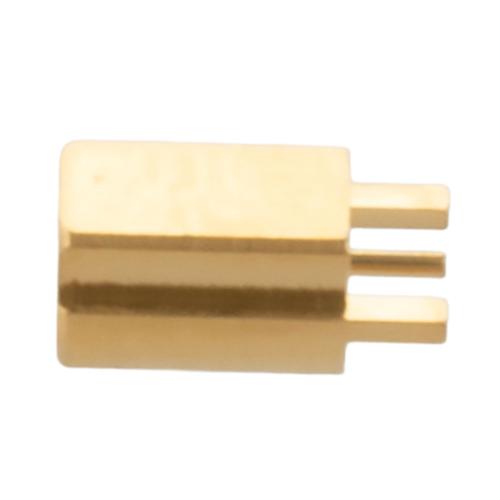 Mini SMP Male (Plug) Full Detent PCB Connector Edge Mount Attachment 0.02 Inches Diameter FMCN5493