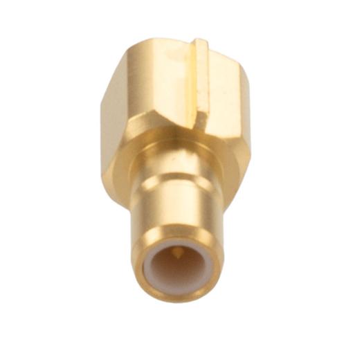 SMB Jack (Female) PCB Connector PCB Edge Mount Attachment 0.02 Inches Diameter FMCN5497