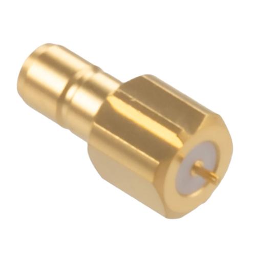 SMB Jack (Female) PCB Connector PCB Edge Mount Attachment 0.02 Inches Diameter FMCN5497