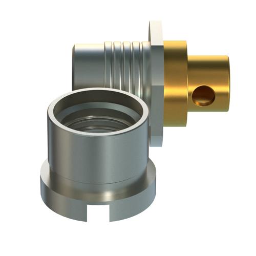SMP Male Bulkhead Engineering Grade Smooth Bore Connector Solder Attachment for FM-SR086TB, FM-SR086TBJ, FM-SR086CUTN, RG405 Cable FMCN5526