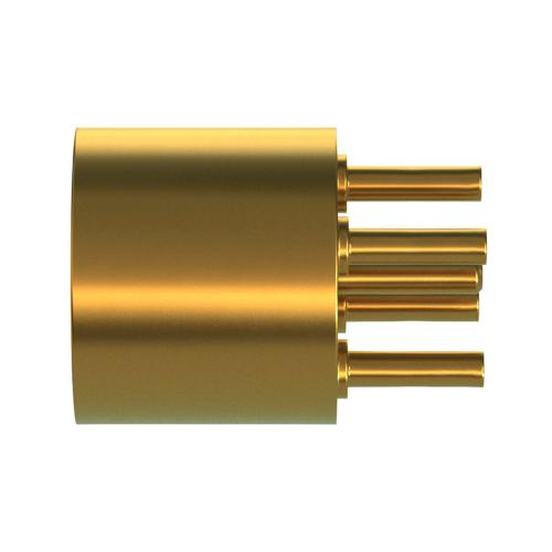 SMP Male Engineering Grade Full Detent PCB Connector Thru Hole Solder Attachment .140 inch Pin Length FMCN5532